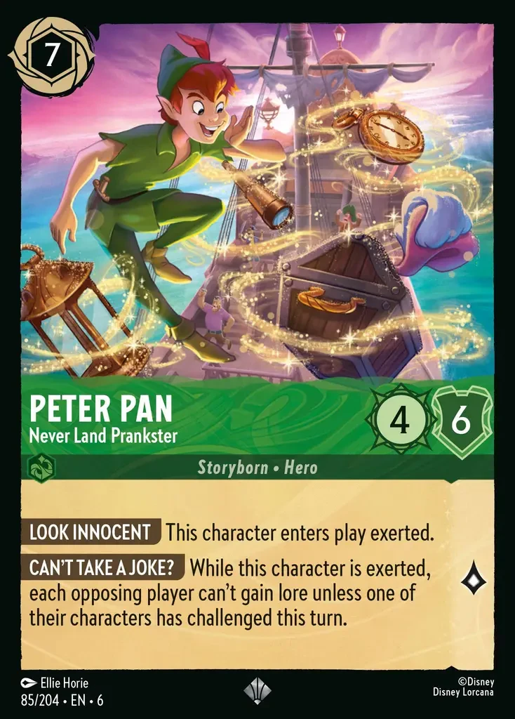 2024 Azurite Sea Peter Pan - Never Land Prankster #85 Super Rare card image