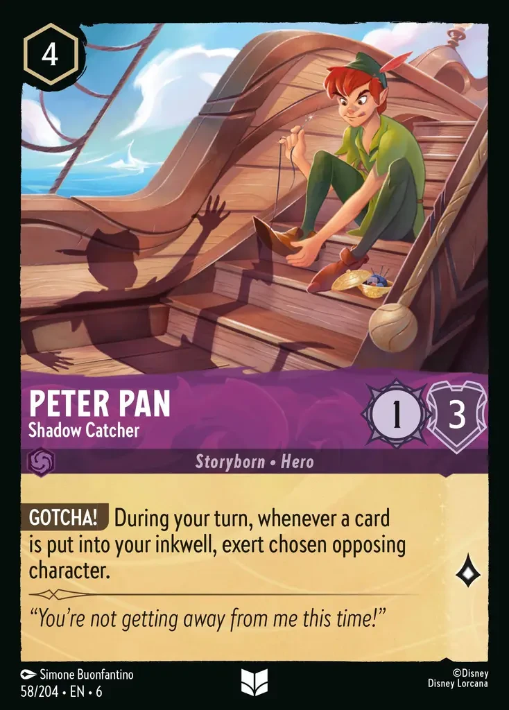 2024 Azurite Sea Peter Pan - Shadow Catcher #58 Uncommon card image