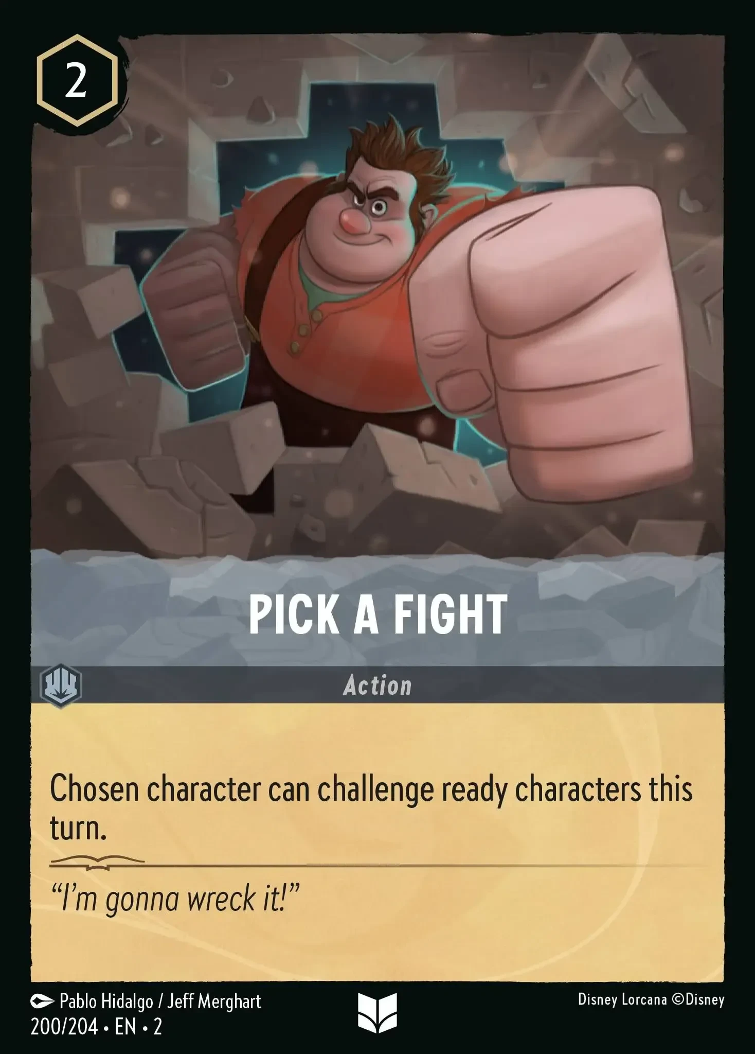2023 Rise of The Floodborn Pick A Fight #200 Uncommon card image