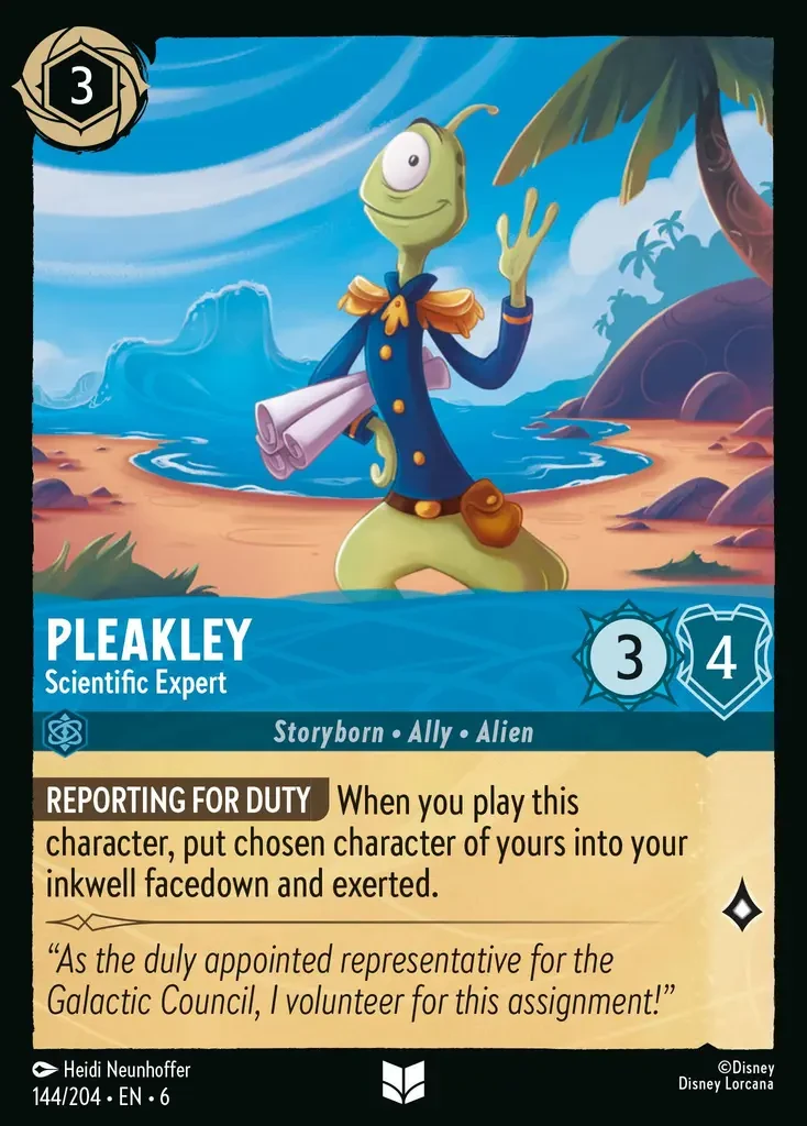 2024 Azurite Sea Pleakley - Scientific Expert #144 Uncommon card image
