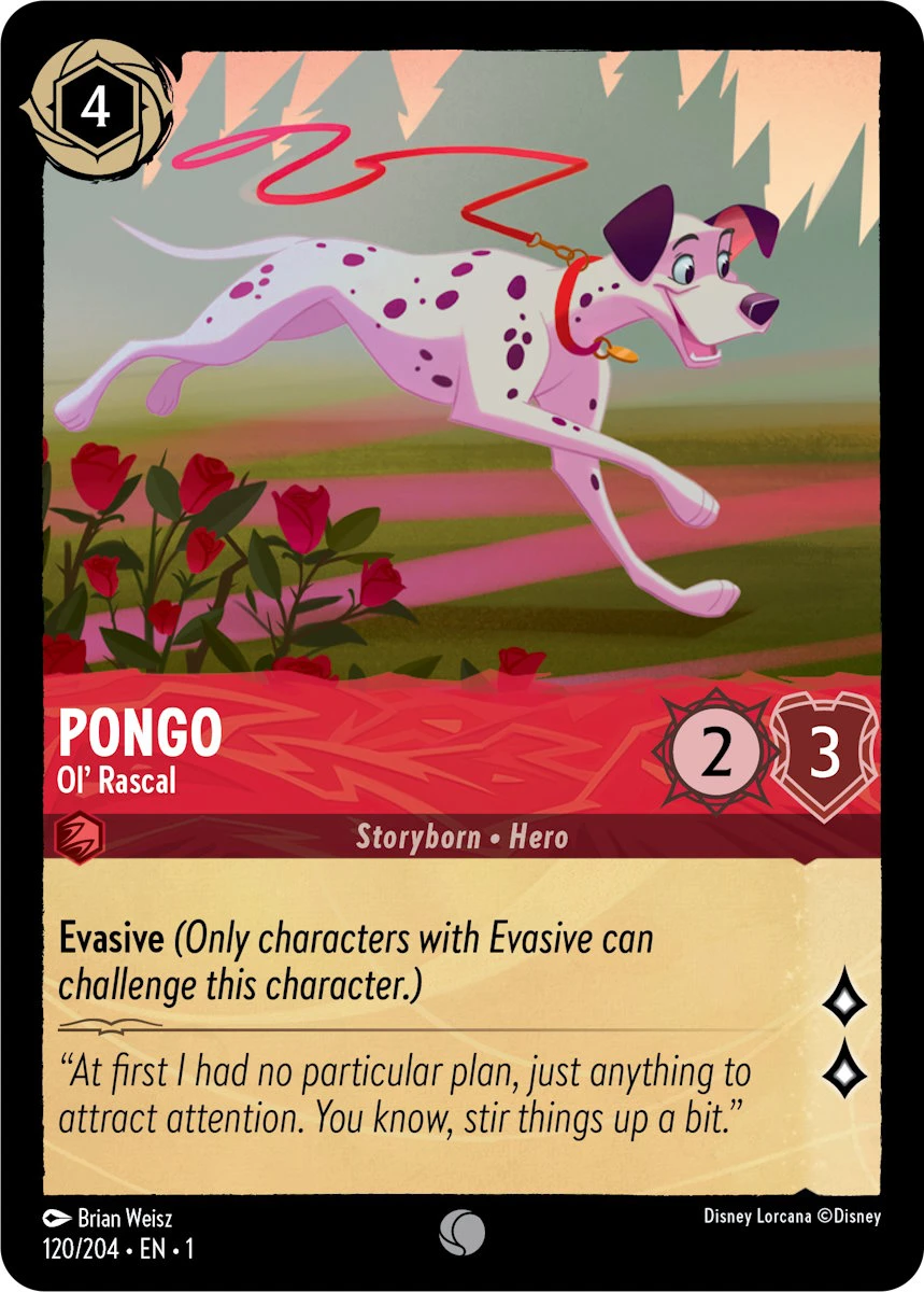 2023 The First Chapter Pongo - Ol' Rascal Common #120 Common card image