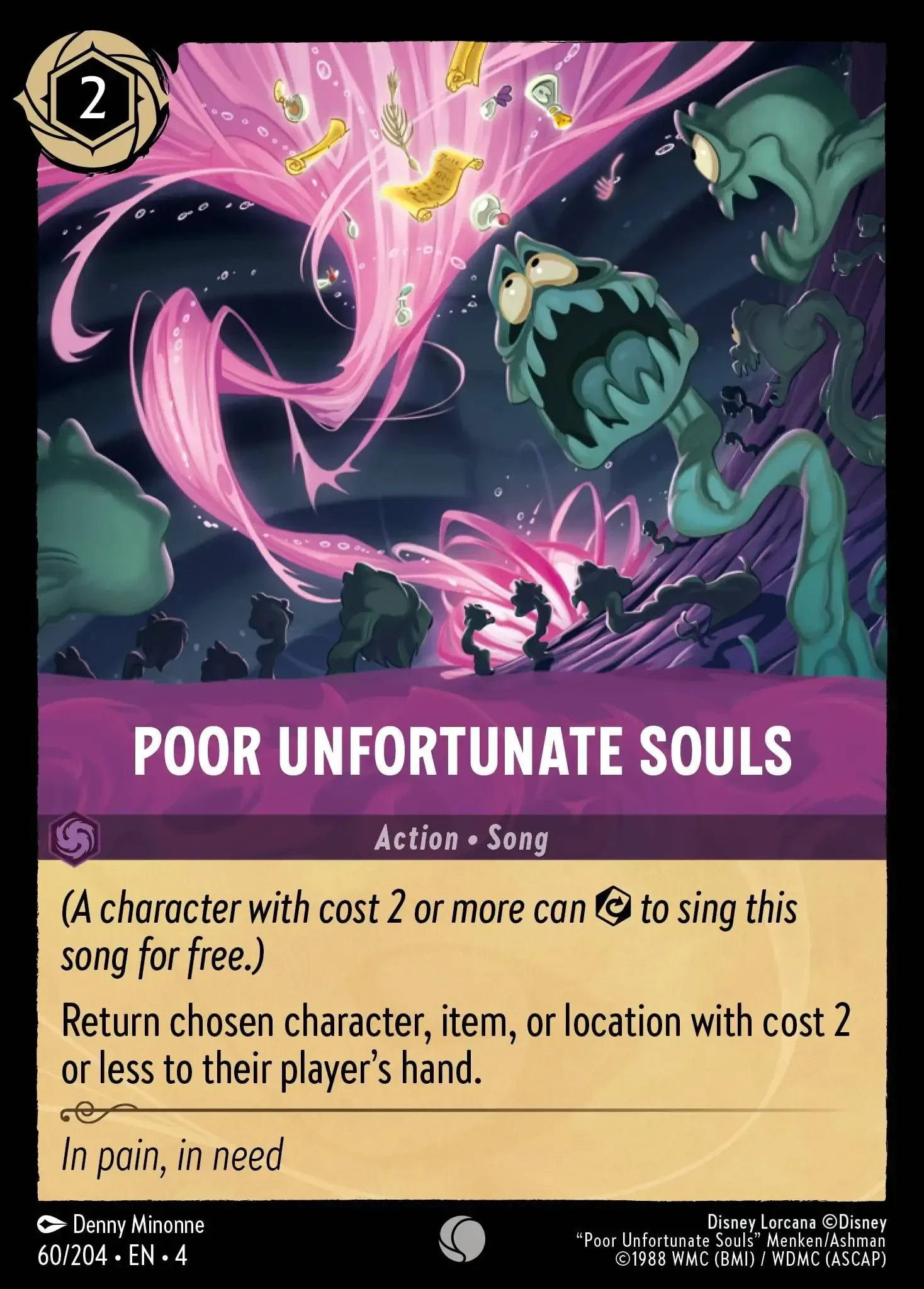 2024 Ursula's Return Poor Unfortunate Souls [Foil] Common #60 Common card image
