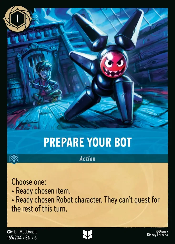 2024 Azurite Sea Prepare Your Bot #165 Uncommon card image