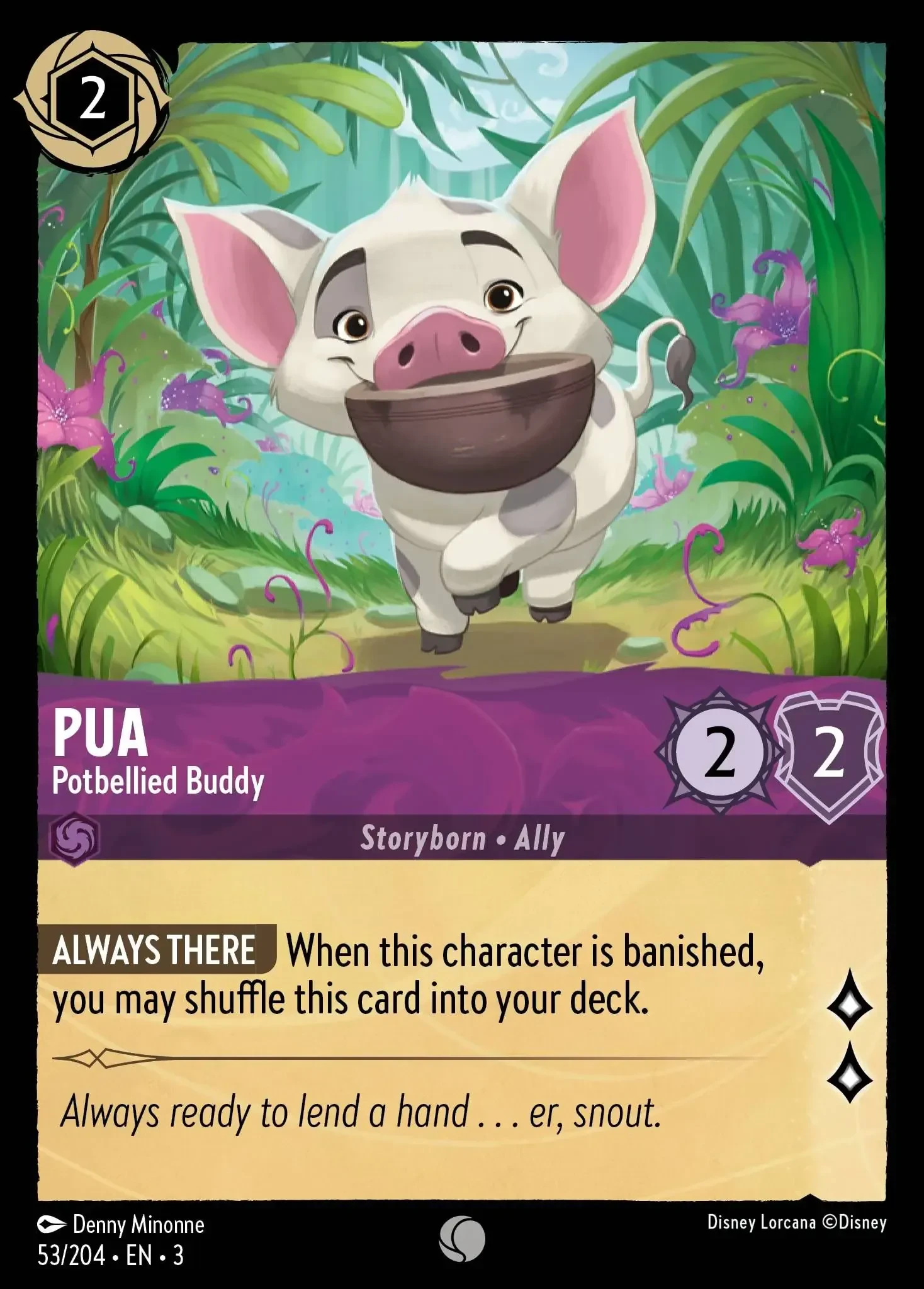 2024 Into the Inklands Pua - Potbellied Buddy #53 Common card image