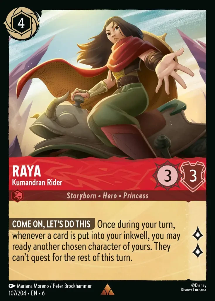 2024 Azurite Sea Raya - Kumandran Rider #107 Rare card image