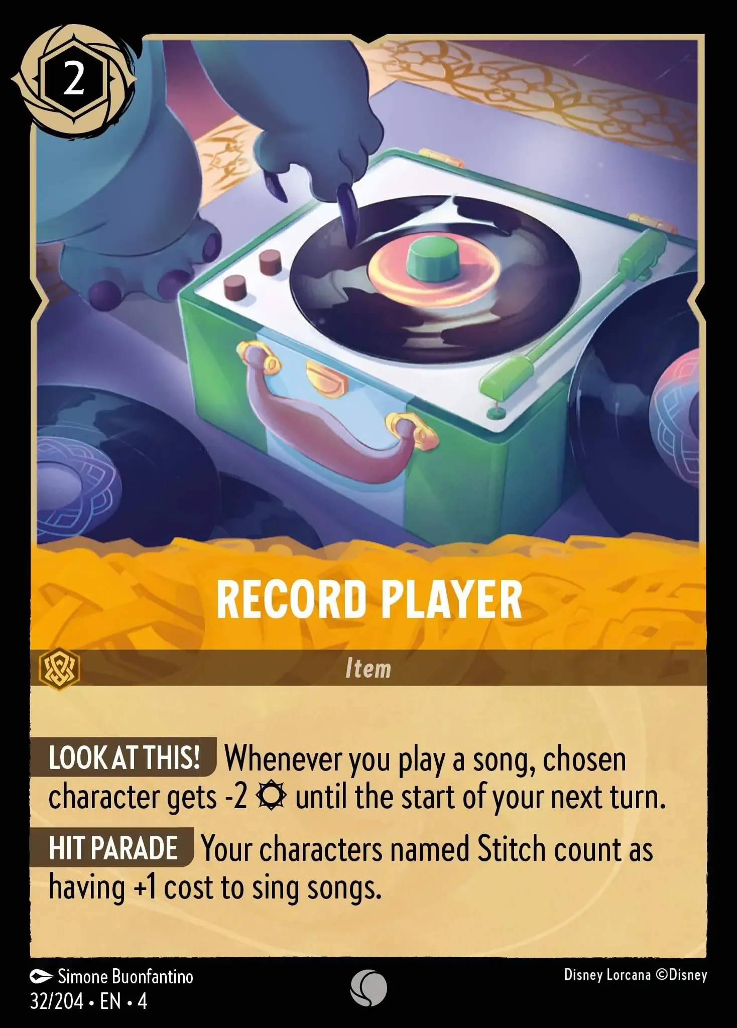2024 Ursula's Return Record Player [Foil] Common #32 Common card image
