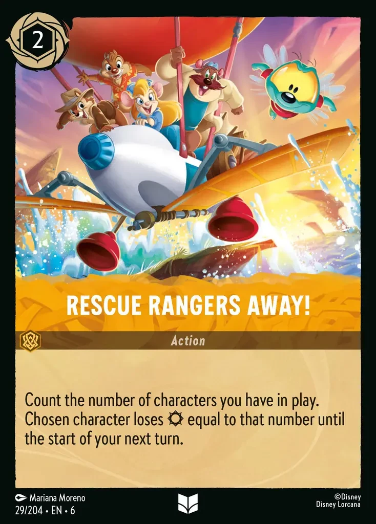 2024 Azurite Sea Rescue Rangers Away! #29 Uncommon card image