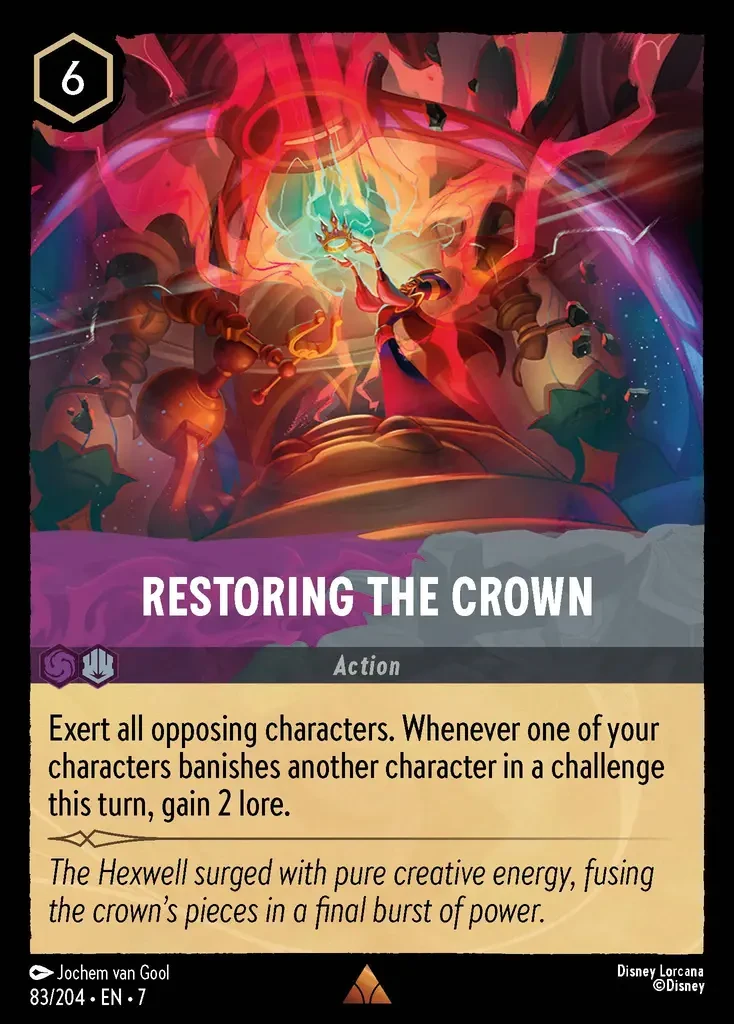 2025 Archazia's Island Restoring the Crown #83 Rare card image