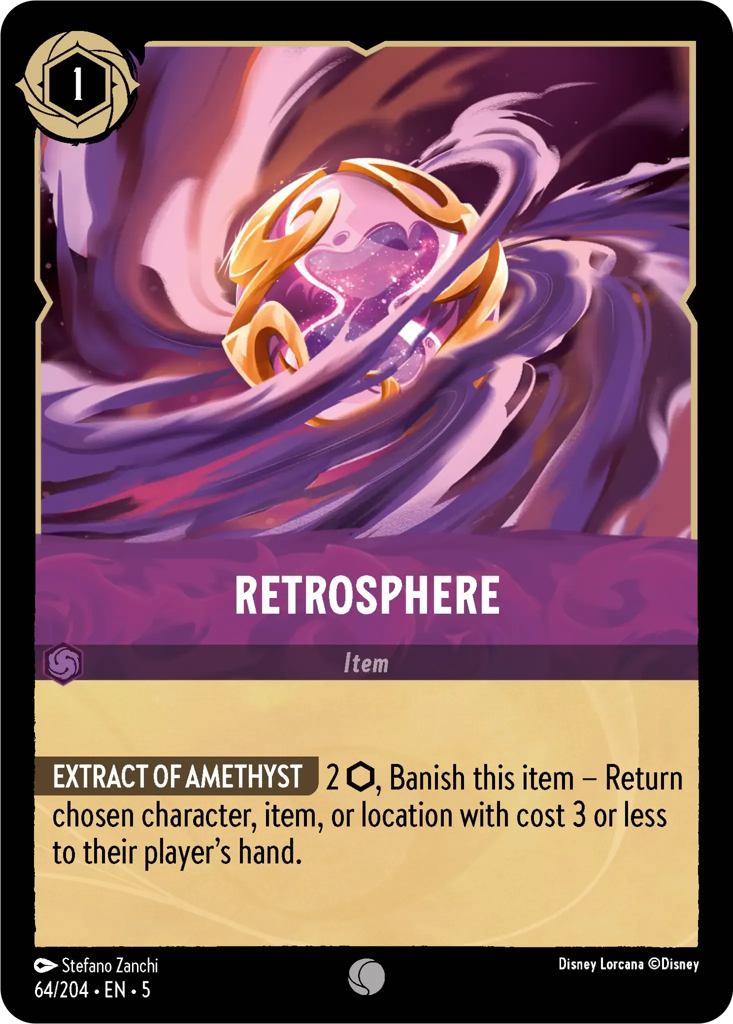 2024 Shimmering Skies Retrosphere Common #64 Common card image