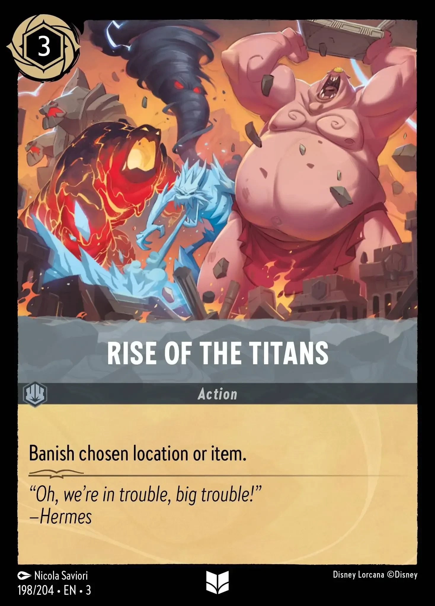 2024 Into the Inklands Rise Of The Titans #198 Uncommon card image
