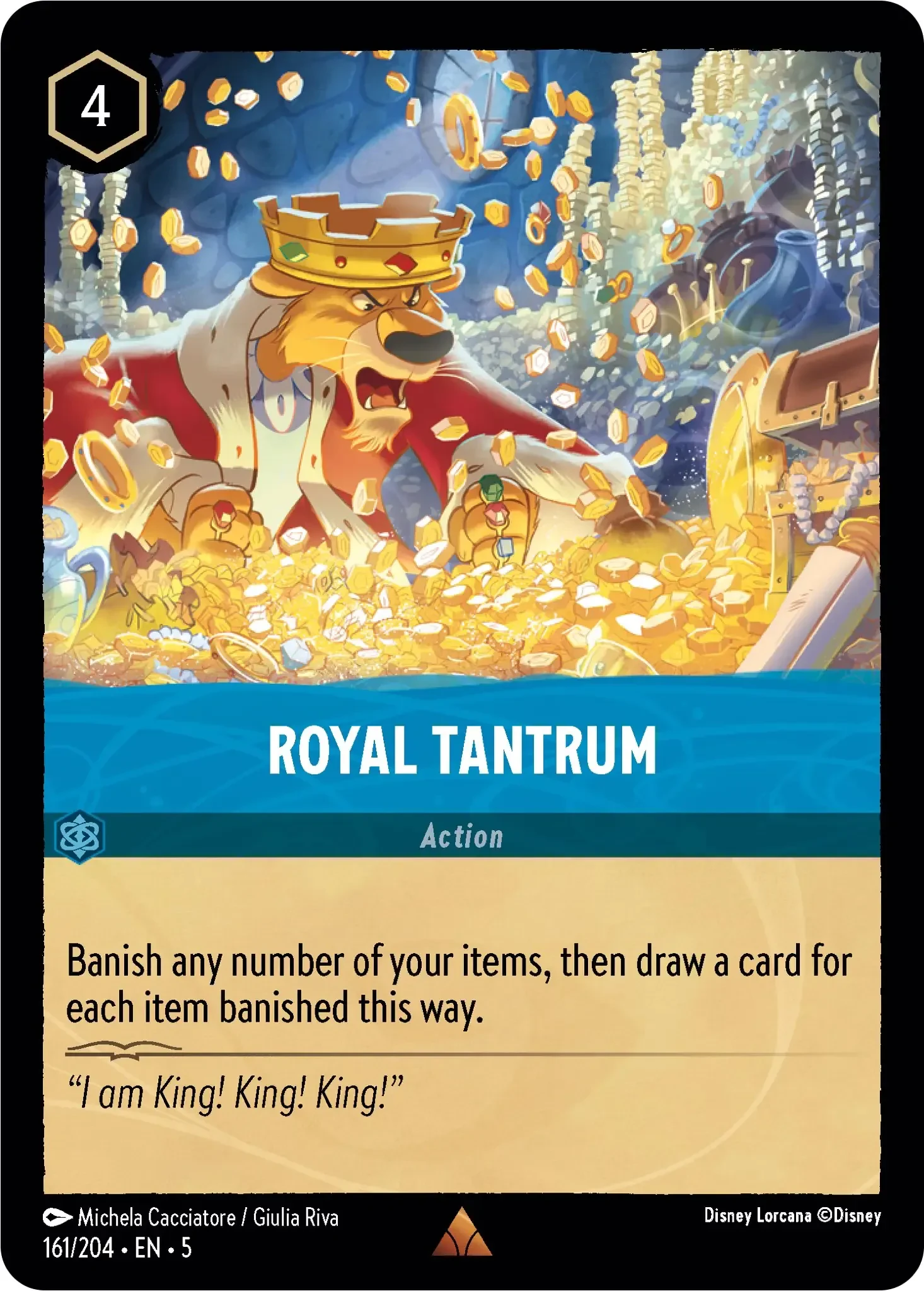 2024 Shimmering Skies Royal Tantrum #161 Rare card image