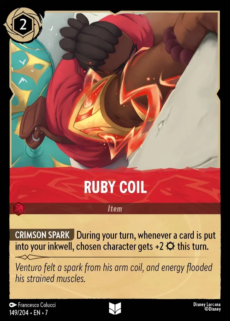 2025 Archazia's Island Ruby Coil [Foil] Uncommon #149 Uncommon card image