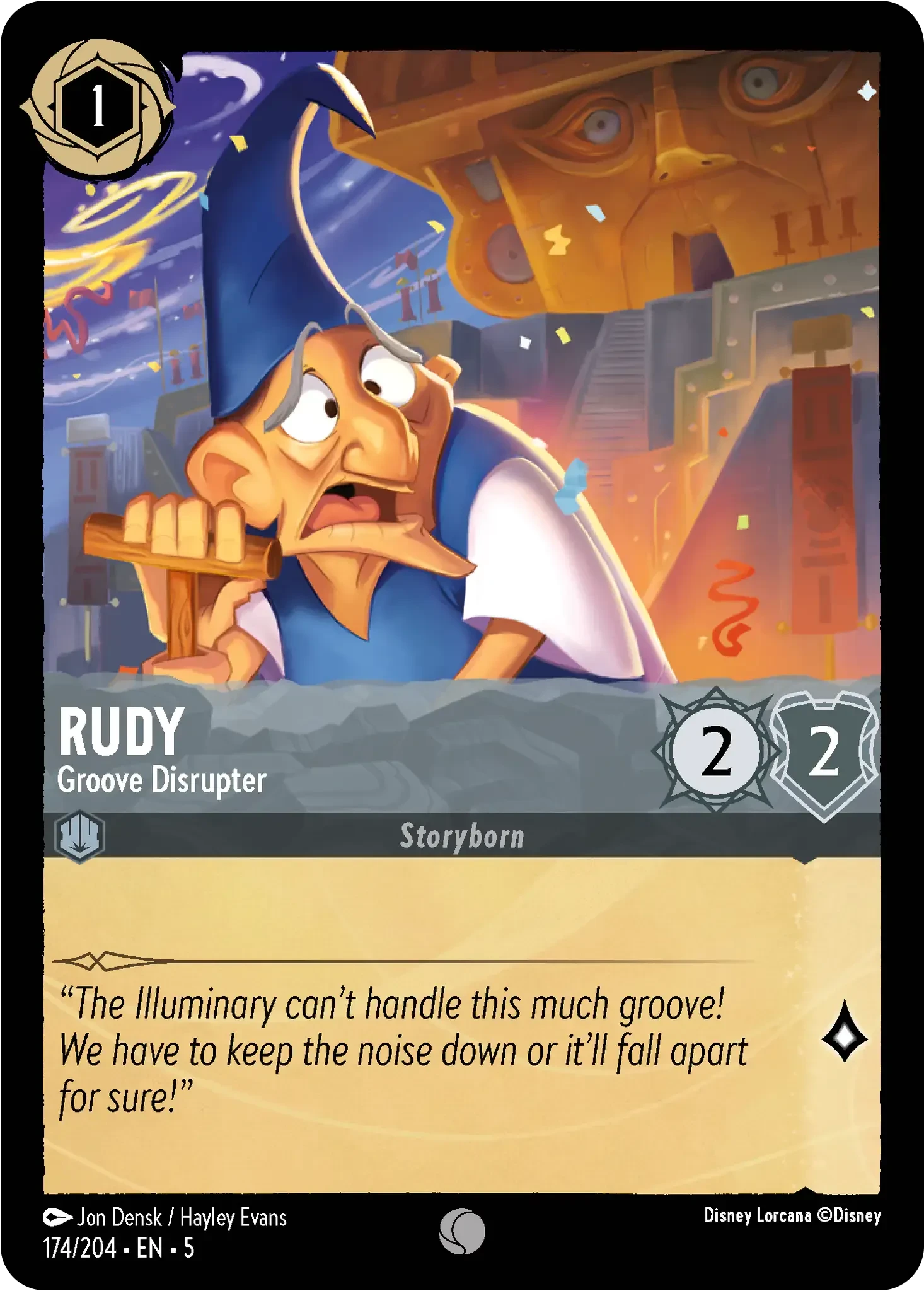 2024 Shimmering Skies Rudy - Groove Disrupter #174 Common card image