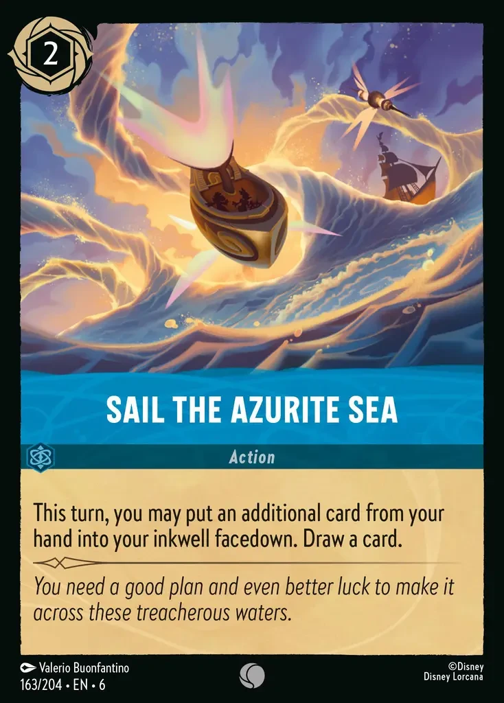 2024 Azurite Sea Sail the Azurite Sea #163 Common card image
