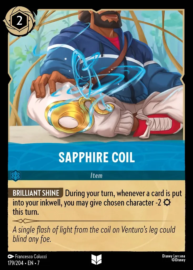 2025 Archazia's Island Sapphire Coil #179 Uncommon card image