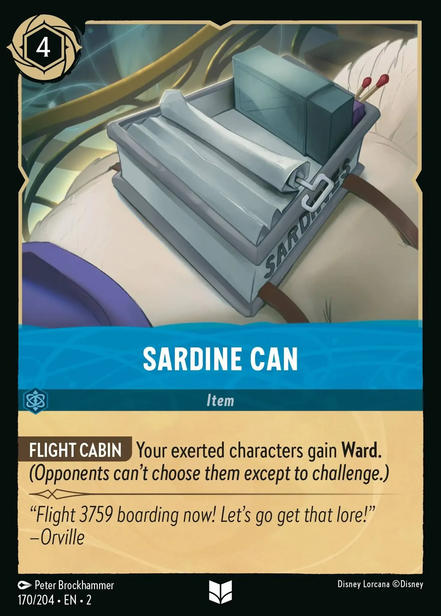2023 Rise of The Floodborn Sardine Can #170 Uncommon card image