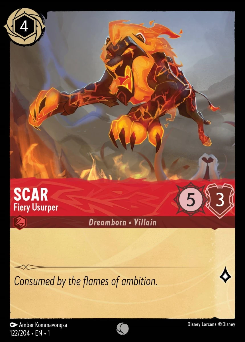 2023 The First Chapter Scar - Fiery Usurper #122 Common card image
