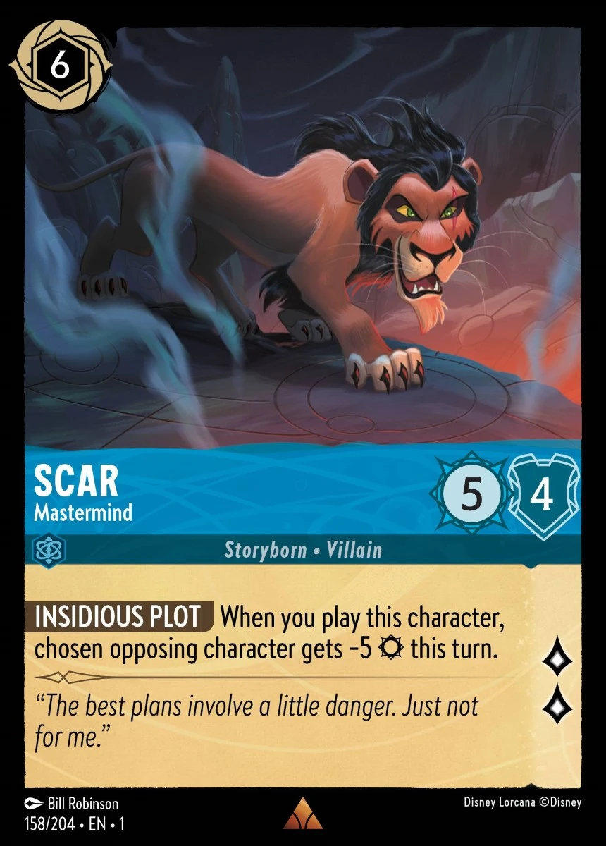 2023 The First Chapter Scar - Mastermind Rare #158 Rare card image