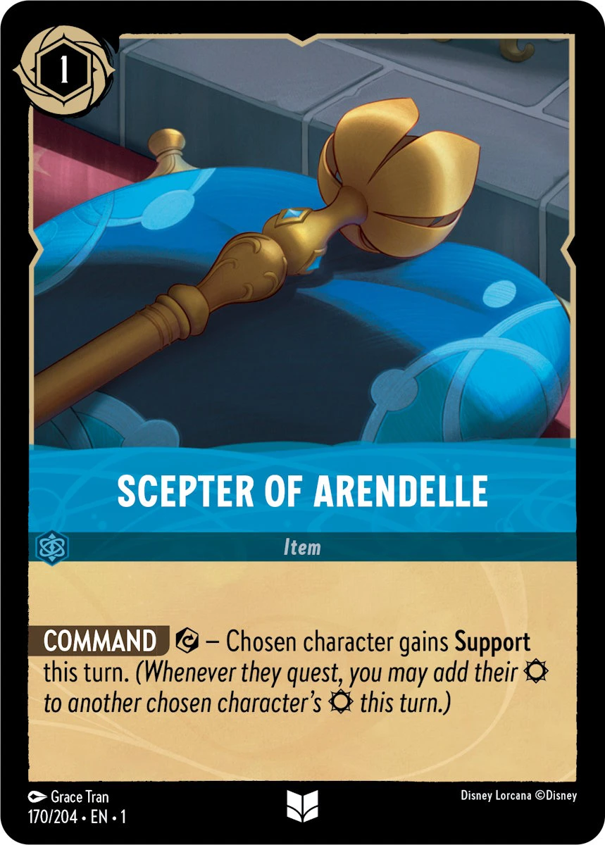 2023 The First Chapter Scepter Of Arendelle #170 Uncommon card image