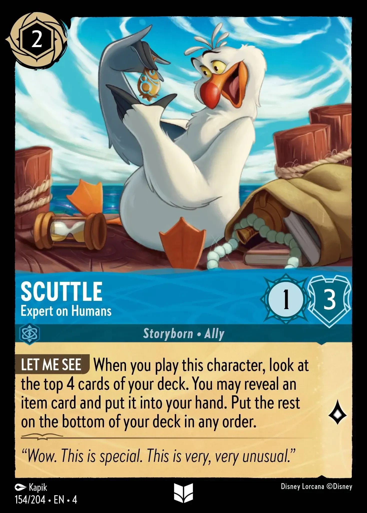 2024 Ursula's Return Scuttle - Expert on Humans Uncommon #154 Uncommon card image