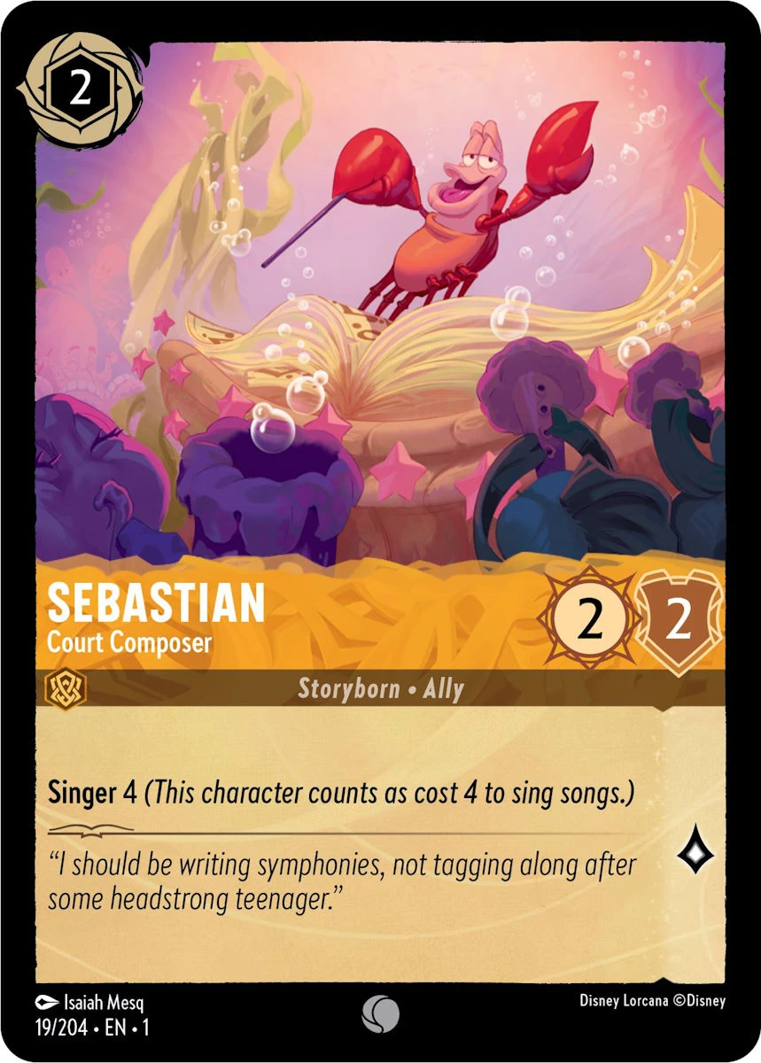 2023 The First Chapter Sebastian - Court Composer #19 Common card image