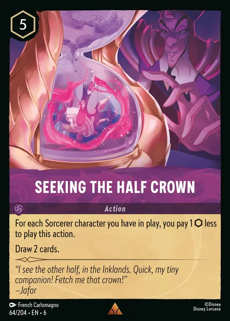 2024 Azurite Sea Seeking the Half Crown #64 Rare card image