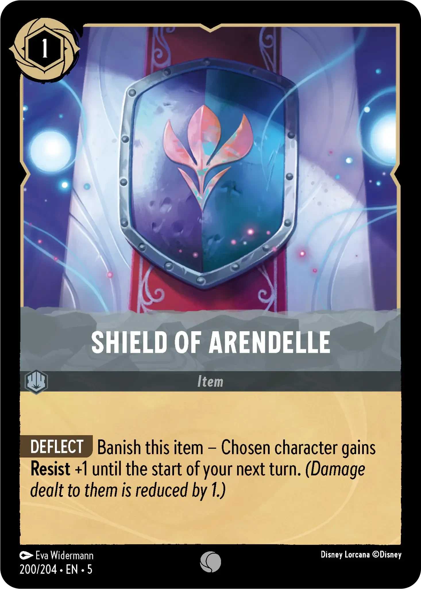 2024 Shimmering Skies Shield of Arendelle #200 Common card image