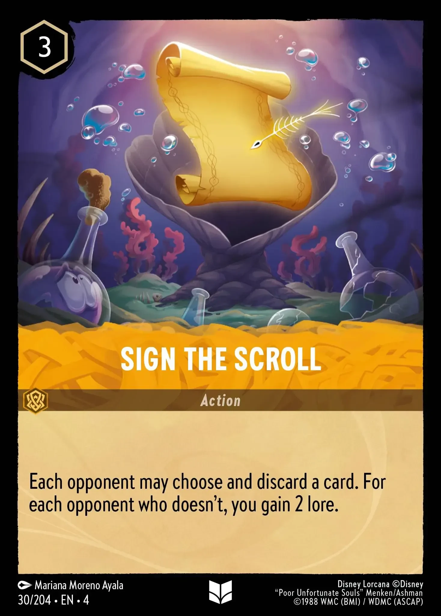 2024 Ursula's Return Sign the Scroll Uncommon #30 Uncommon card image