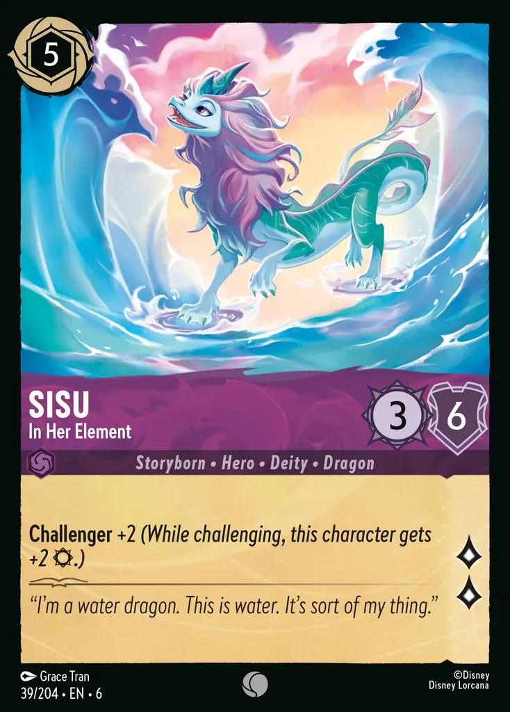 2024 Azurite Sea Sisu - In Her Element #39 Common card image