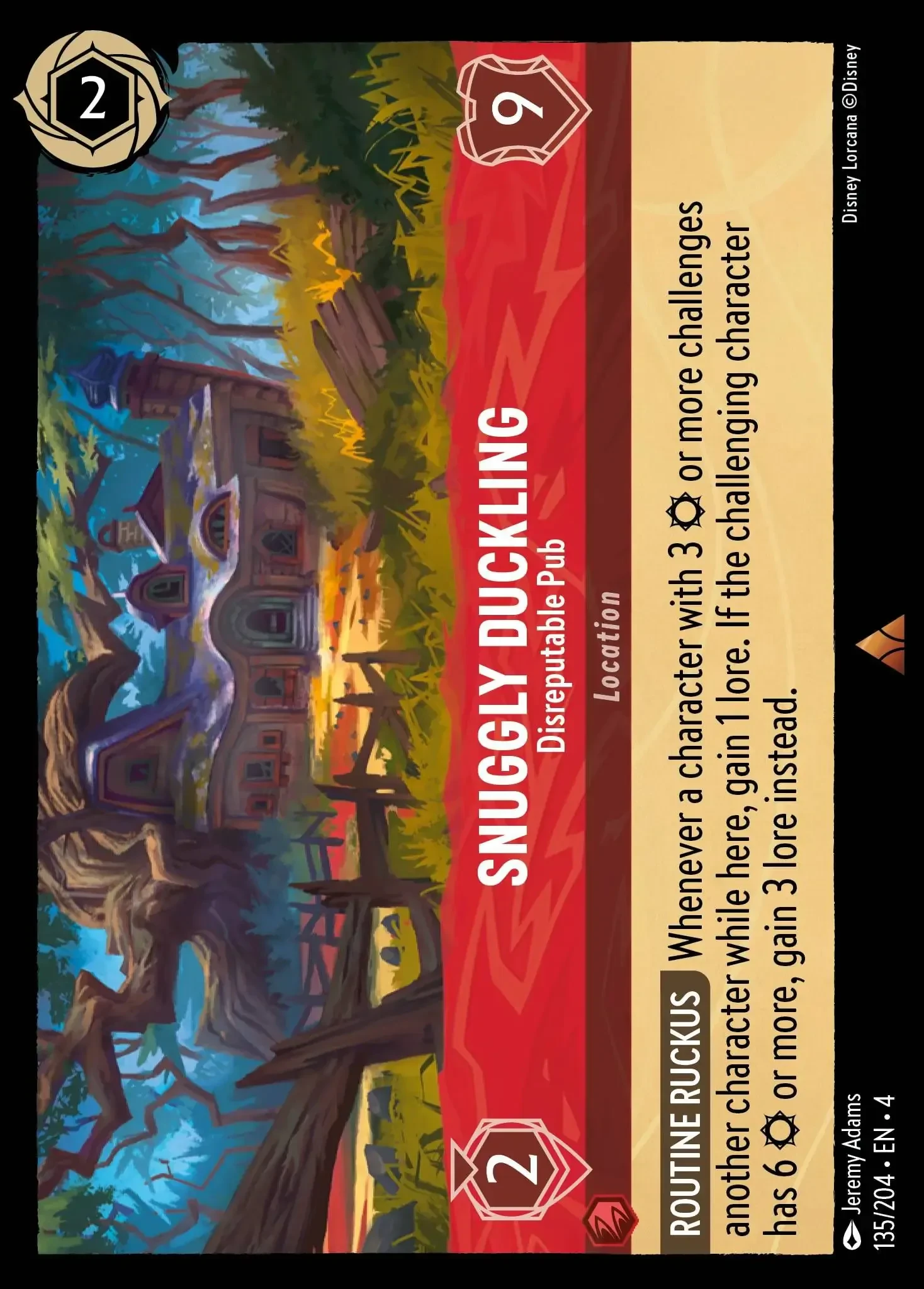 2024 Ursula's Return Snuggly Duckling - Disreputable Pub Rare #135 Rare card image