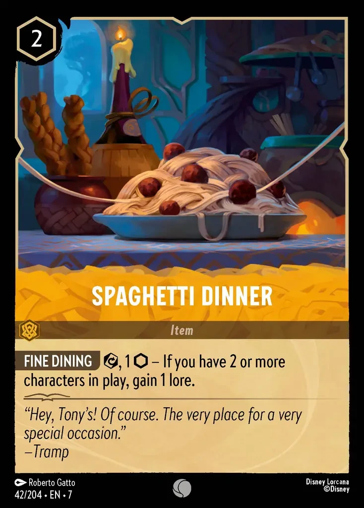 2025 Archazia's Island Spaghetti Dinner #42 Common card image