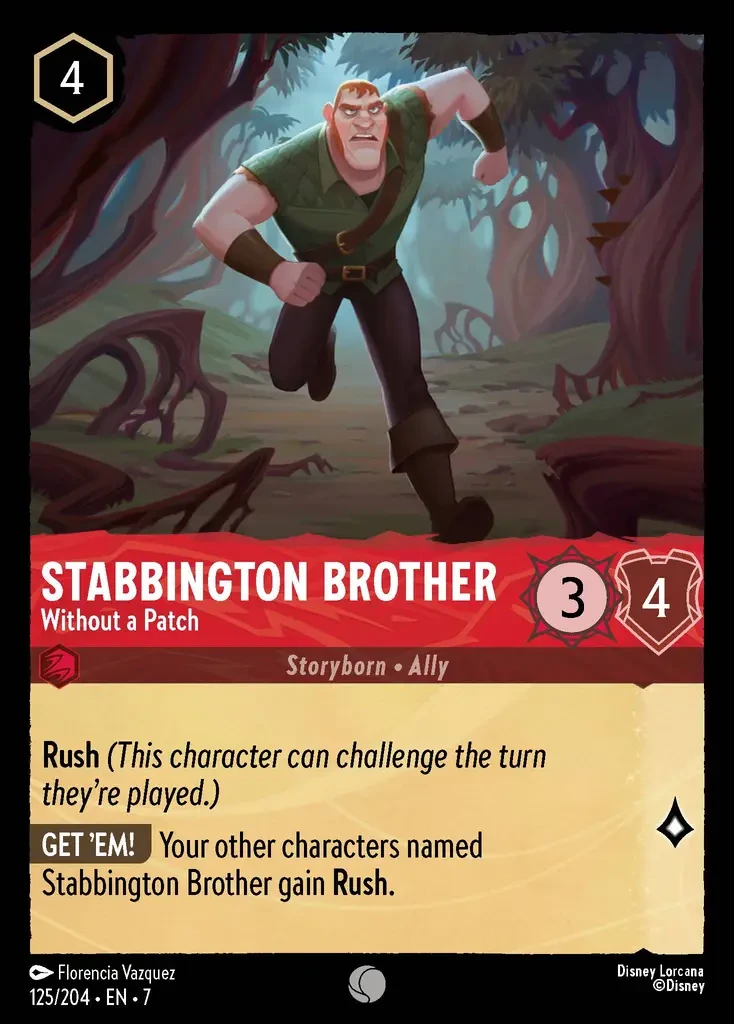 2025 Archazia's Island Stabbington Brother - Without a Patch #125 Common card image