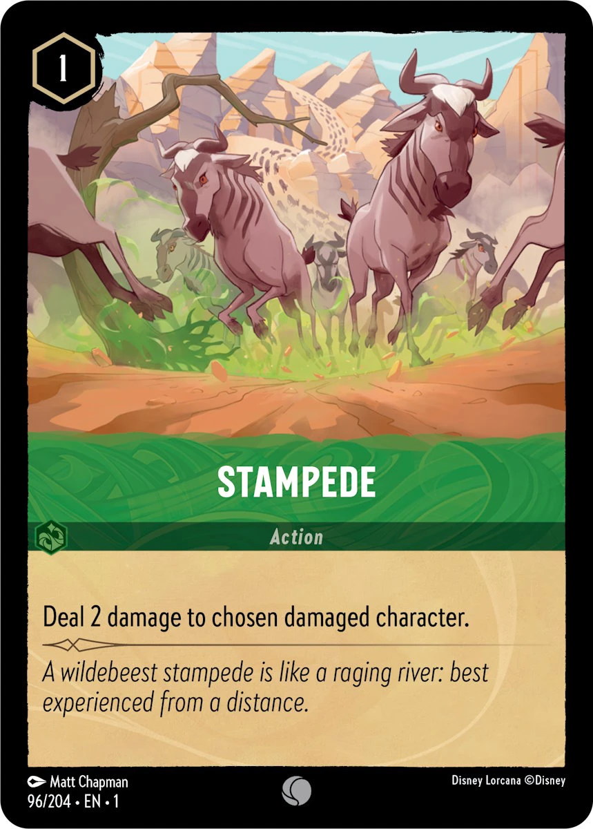 2023 The First Chapter Stampede Common #96 Common card image