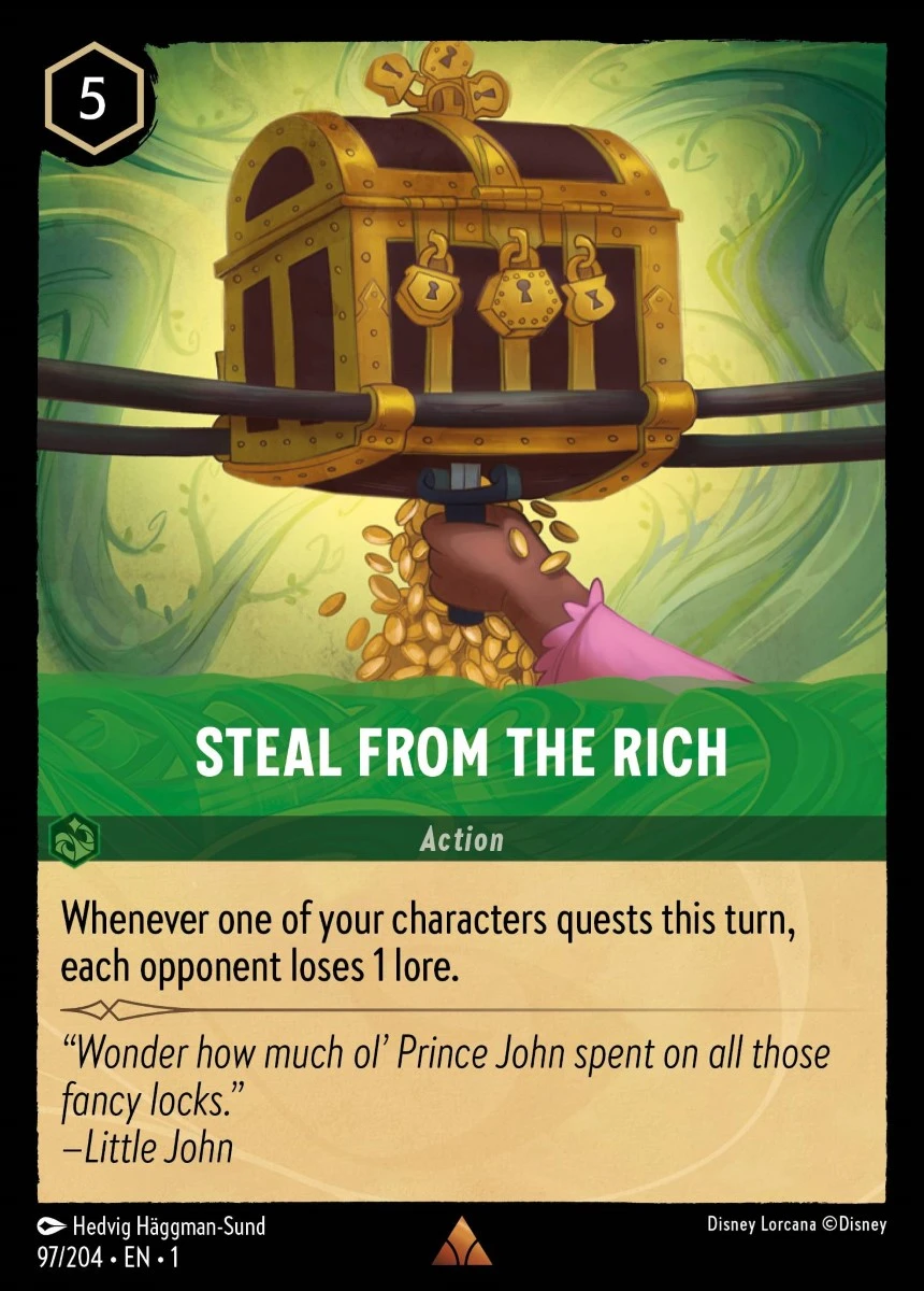 2023 The First Chapter Steal From The Rich #97 Rare card image