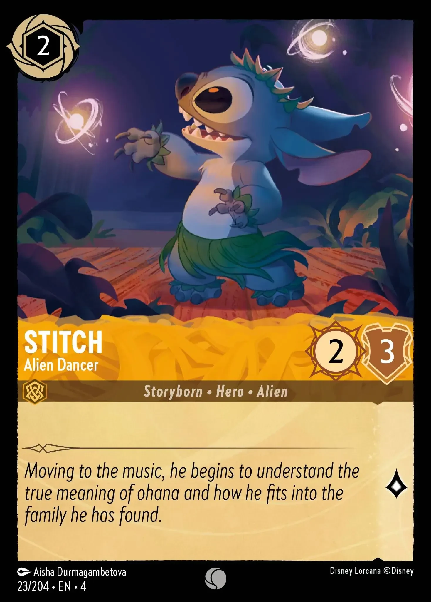 2024 Ursula's Return Stitch - Alien Dancer Common #23 Common card image