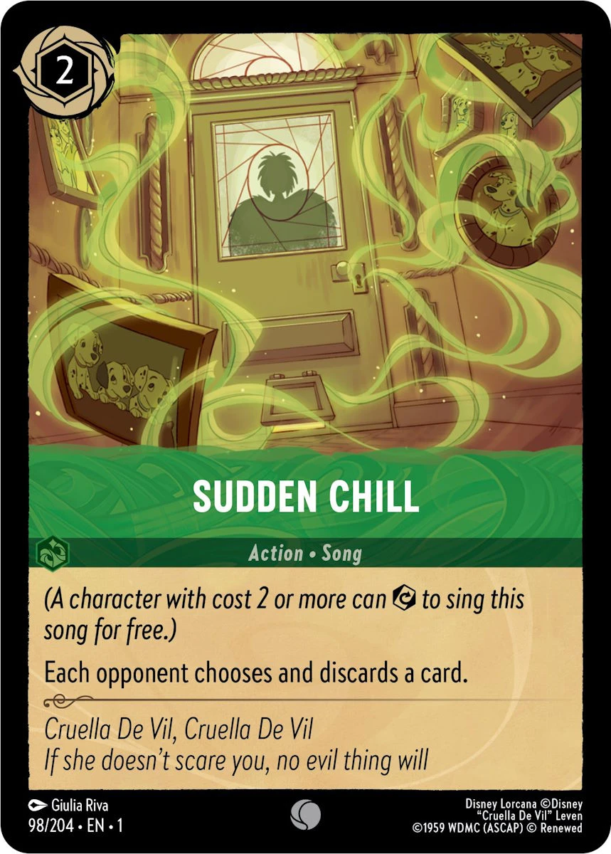 2023 The First Chapter Sudden Chill [Foil] Common #98 Common card image