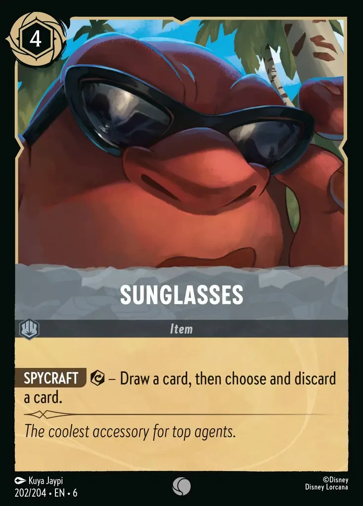 2024 Azurite Sea Sunglasses #202 Common card image