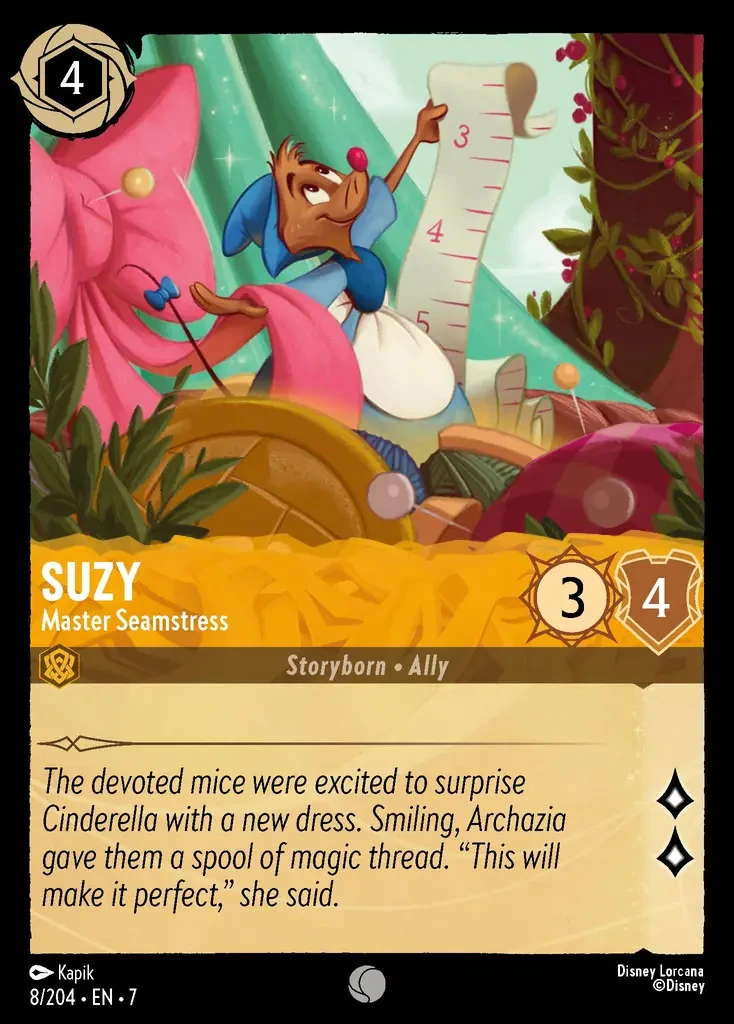 2025 Archazia's Island Suzy - Master Seamstress #8 Common card image