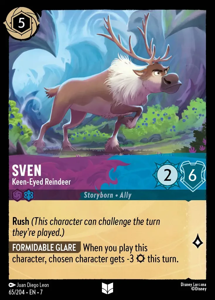 2025 Archazia's Island Sven - Keen-Eyed Reindeer #65 Uncommon card image