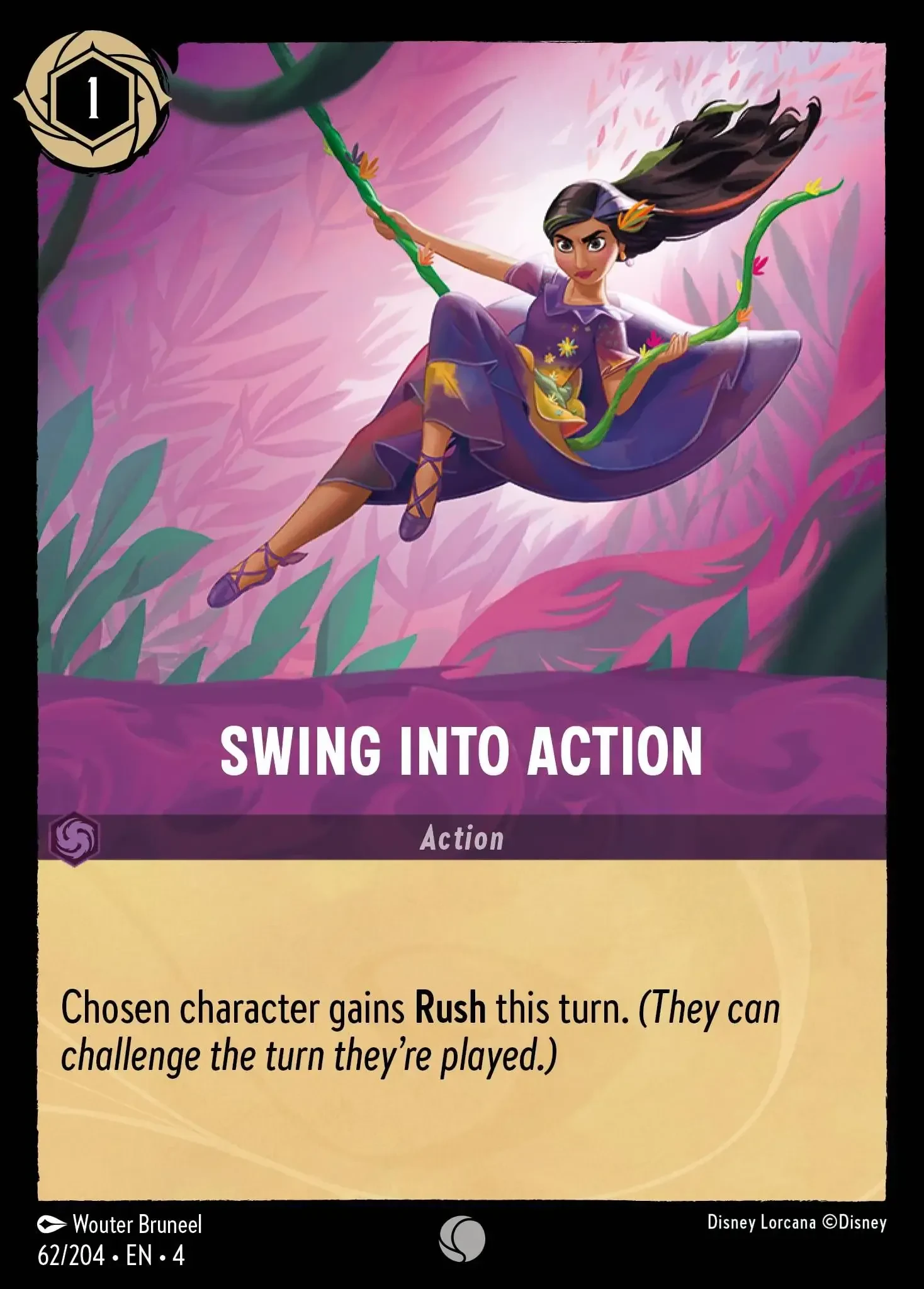 2024 Ursula's Return Swing Into Action [Foil] Common #62 Common card image