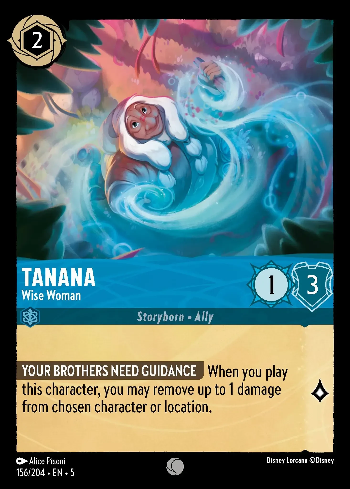 2024 Shimmering Skies Tanana - Wise Woman #156 Common card image