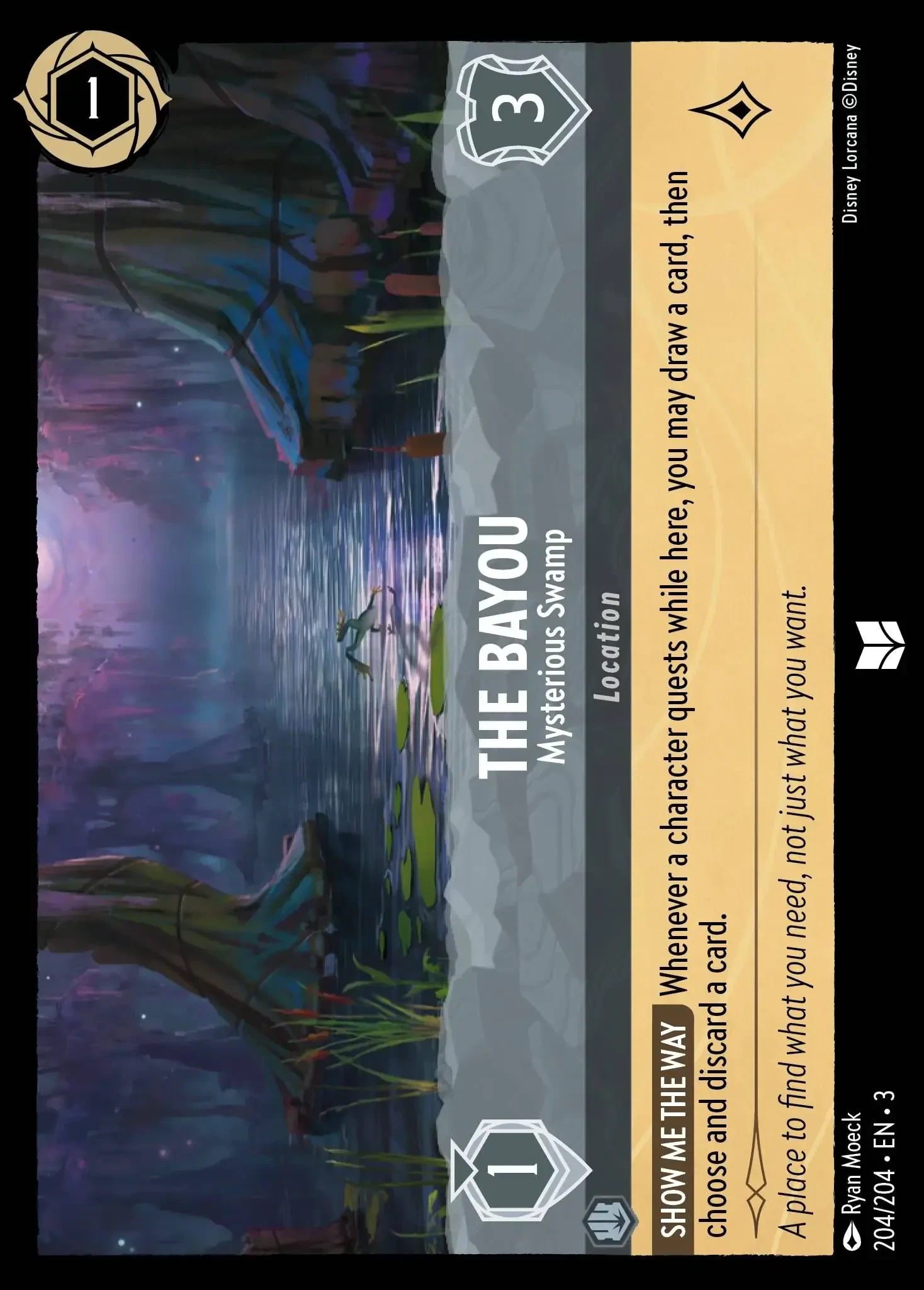2024 Into the Inklands The Bayou - Mysterious Swamp #204 Uncommon card image