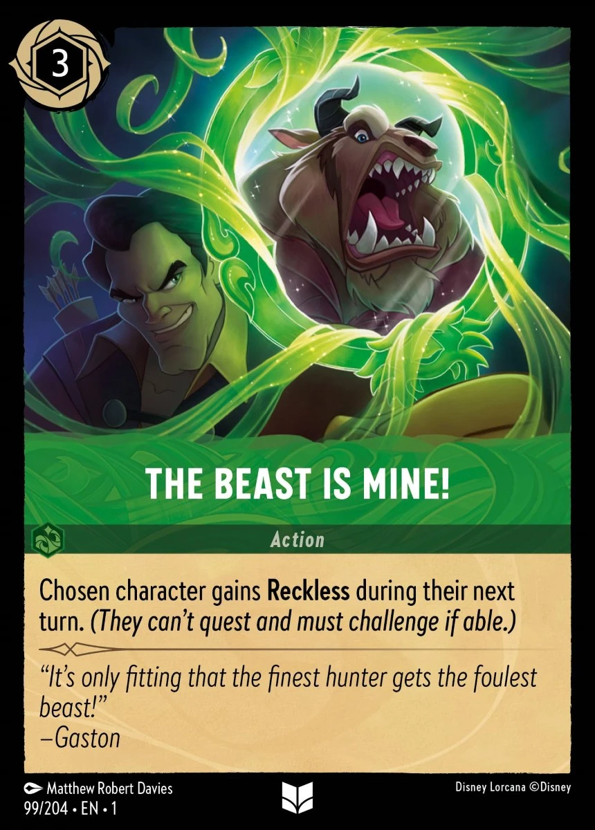 2023 The First Chapter The Beast Is Mine! #99 Uncommon card image