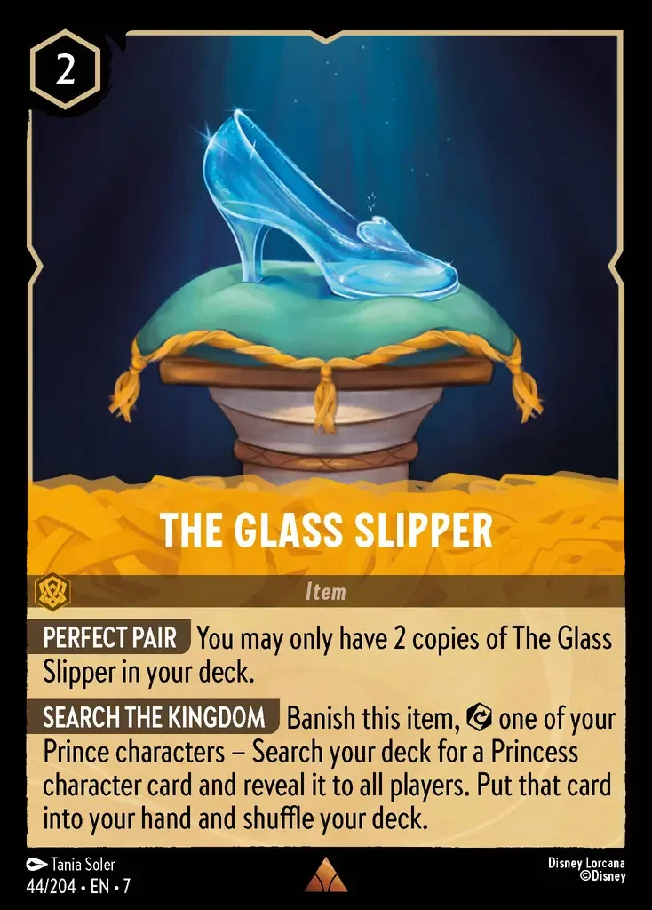2025 Archazia's Island The Glass Slipper #44 Rare card image
