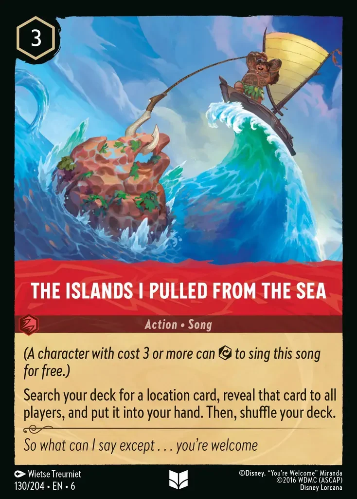 2024 Azurite Sea The Islands I Pulled from the Sea #130 Uncommon card image