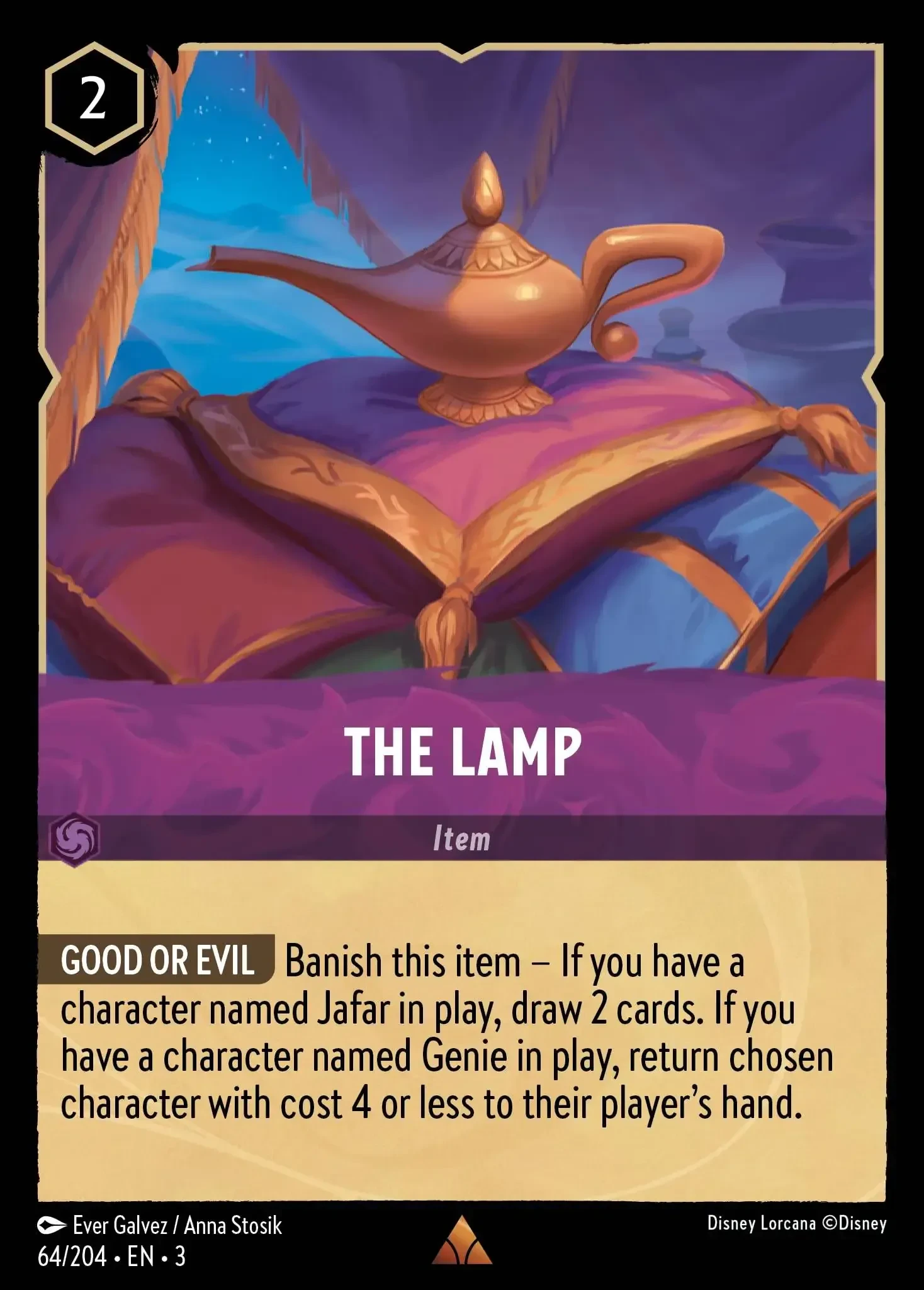 2024 Into the Inklands The Lamp #64 Rare card image