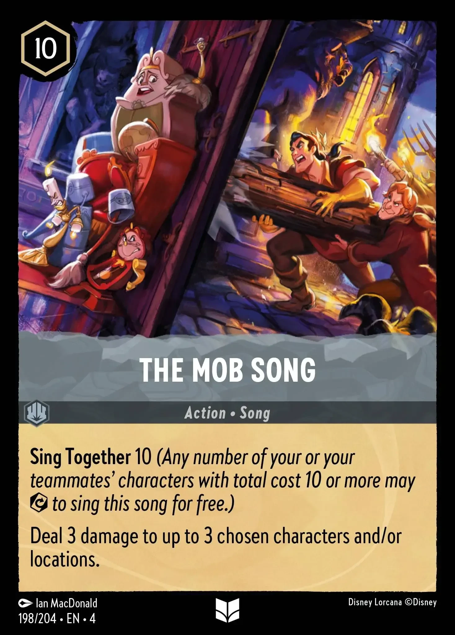 2024 Ursula's Return The Mob Song Uncommon #198 Uncommon card image