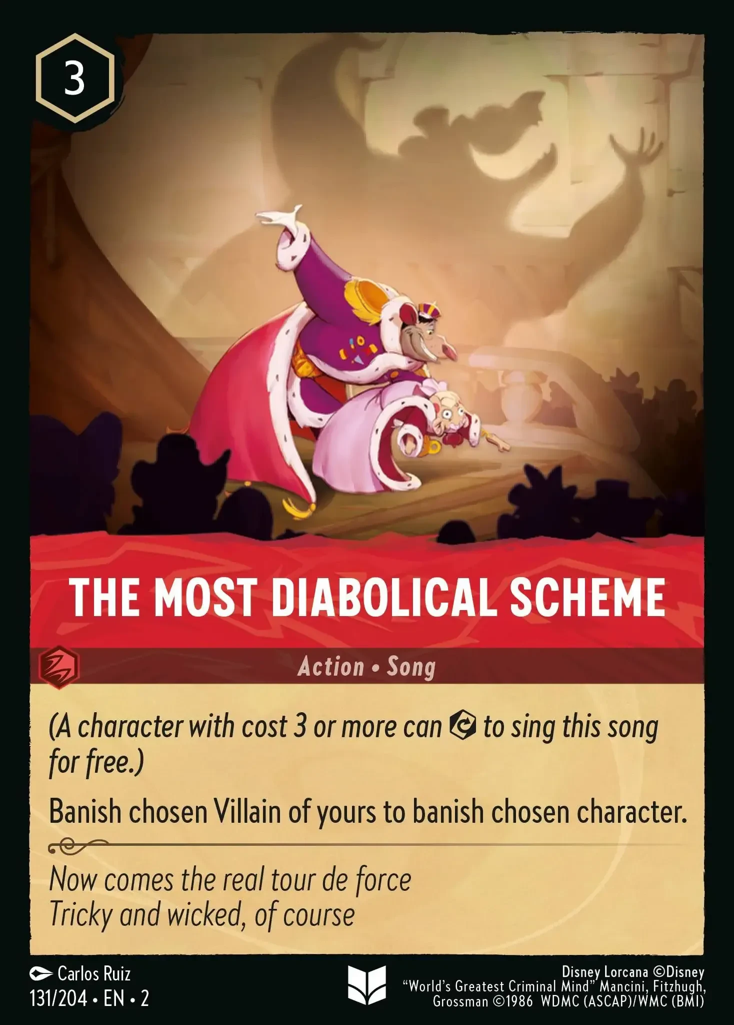 2023 Rise of The Floodborn The Most Diabolical Scheme #131 Uncommon card image