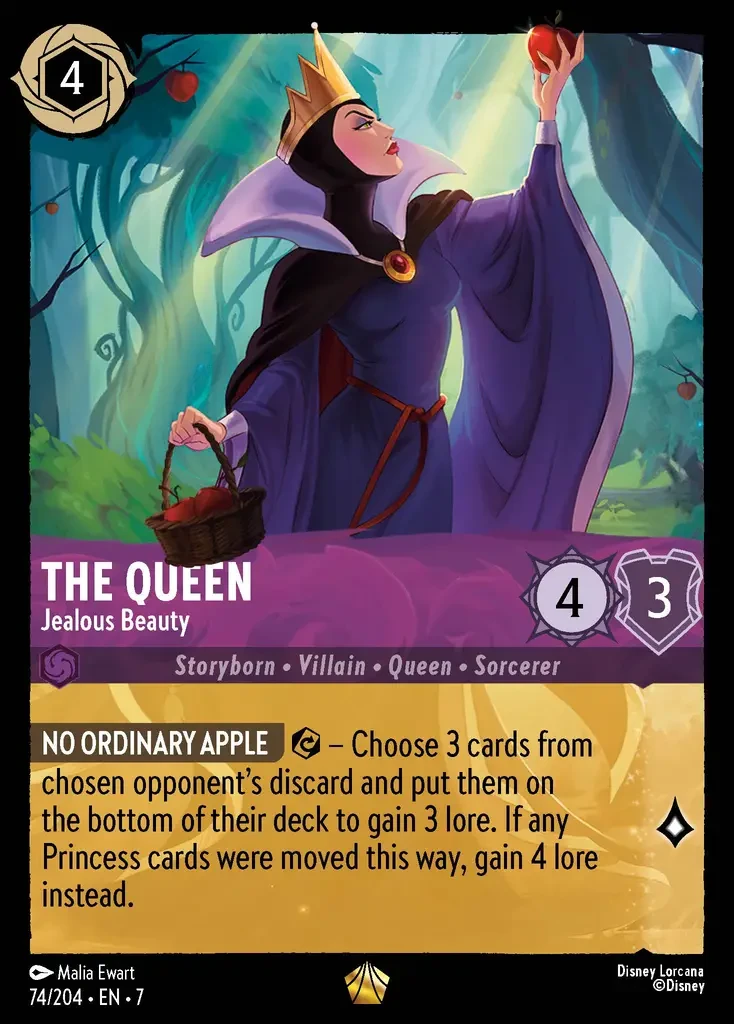 2025 Archazia's Island The Queen - Jealous Beauty #74 Legendary card image