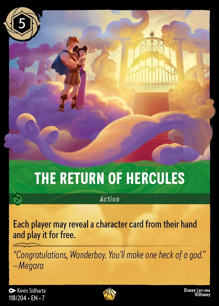 2025 Archazia's Island The Return of Hercules #118 Legendary card image